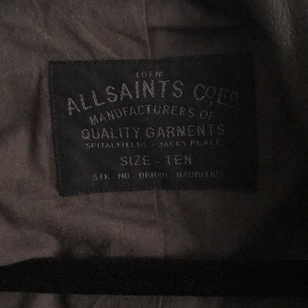 All Saints leather jacket - Picture 6 of 6